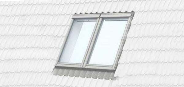 Velux kettős burkolókeret EKW 0021 - 120 mm
