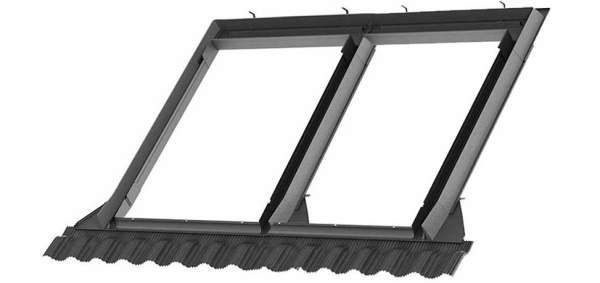 Velux kettős burkolókeret EKW 0021 - 120 mm