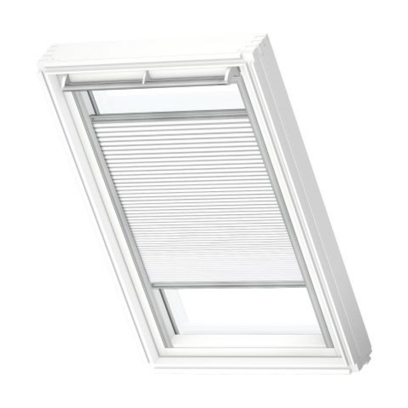 Velux FHC dupla fényzáró pliszé fehér vezetősínekkel
