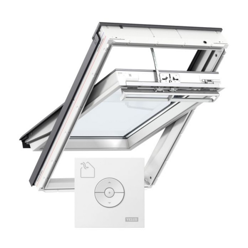 Velux GGU 006821 elektromos tetőablak (hőszigetelt)
