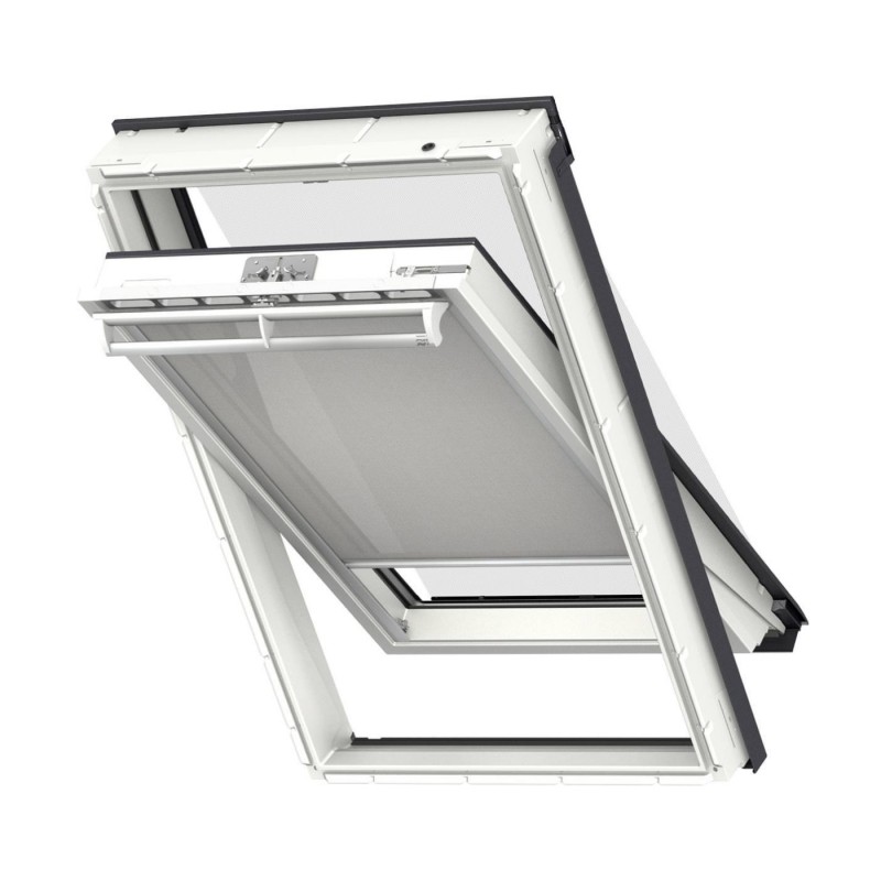 Velux ROP fényáteresztő, és hővédő roló ( RHL + MHL ), szálcsiszolt alumínium vezetősínekkel