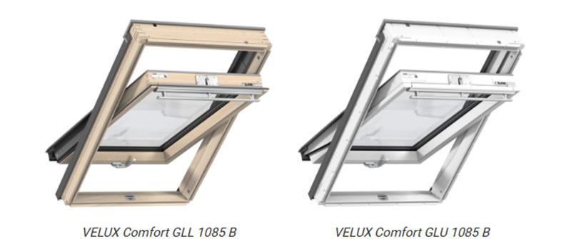 VELUX Comfort GLL és GLU tetőtéri ablak